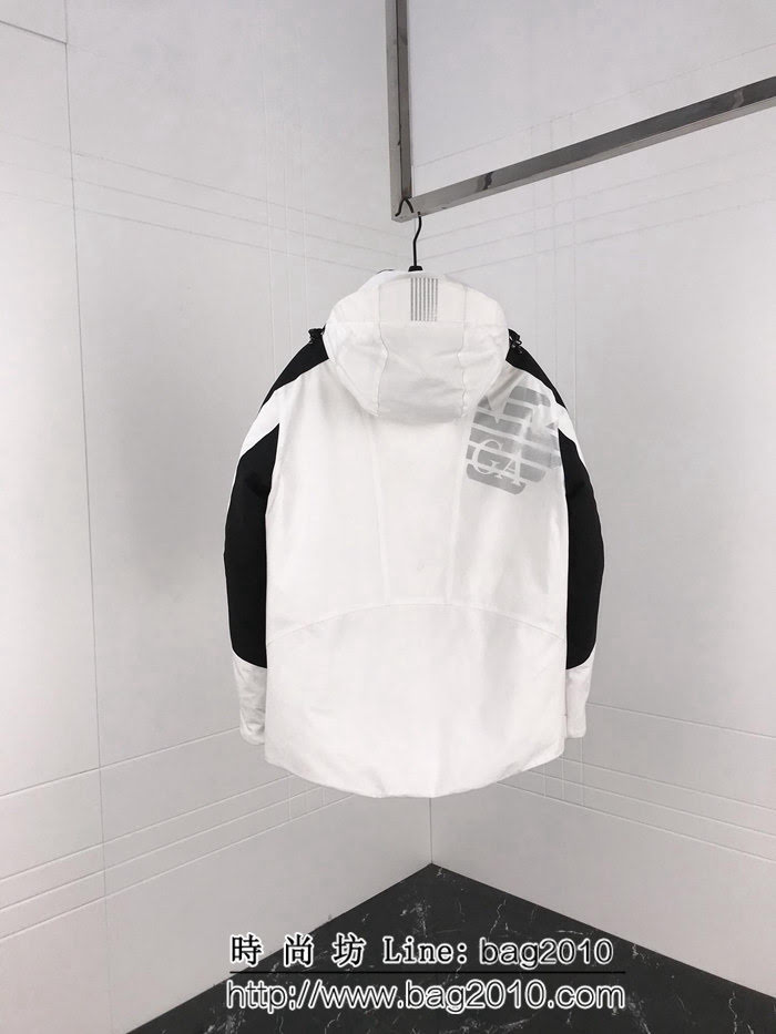 Amani阿瑪尼 高端系列 戶外功能性 男款白色羽絨服 ydi2184